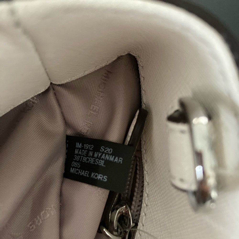 Michael Kors Florence MD Satchel HandBag White - Picture 12 of 16